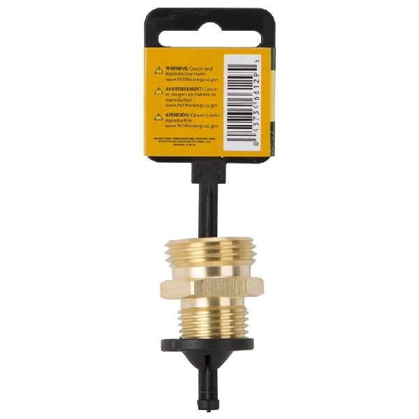 Landscapers Select GHADTRS-2 Hose Connector, 1/2 x 3/4 in, MNPT x MNH, Brass, Brass