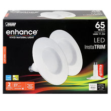 Load image into Gallery viewer, Feit Electric LEDR56/927CA/MED/2 Recessed Downlight, 120 V, Soft White
