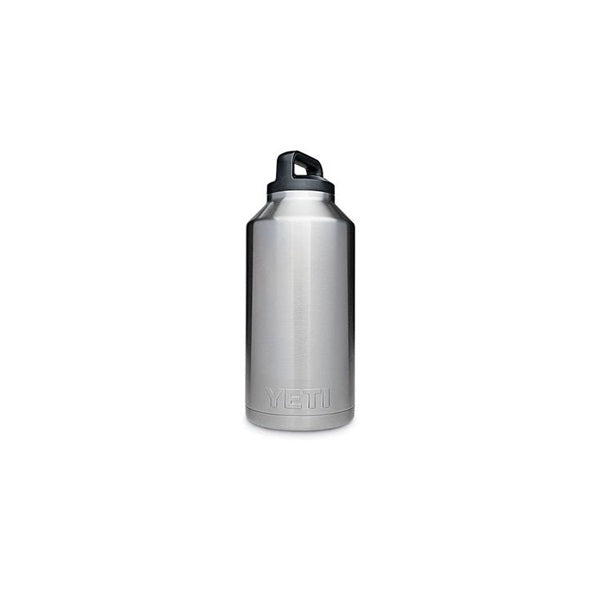 YETI Rambler YRAMB64 Vacuum Insulated Bottle with Cap 64 oz Capacity, Stainless Steel