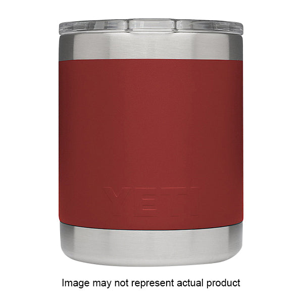 YETI Rambler YRAM10P 10 OZ Lowball with Standard Lid, Vacuum Insulated, Stainless Steel, Stainless, 4 pack