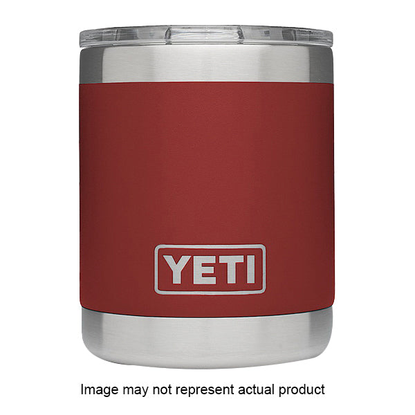 YETI Rambler 21071500049 10 OZ Lowball with Standard Lid, Vacuum Insulated, Stainless Steel, Sand