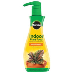 Miracle-Gro 1000551 Indoor Plant Food, 8 oz Bottle, Liquid, 1-1-1 N-P-K Ratio