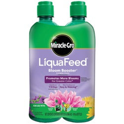 Miracle-Gro LiquaFeed Bloom Booster 2004043 Flower Food, 16 oz Bottle, Liquid, 12-9-6 N-P-K Ratio