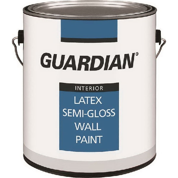 Valspar 411 Interior Paint, Semi-Gloss, Bright White, 1 gal, Latex Base