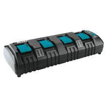 Load image into Gallery viewer, Makita DC18SF 4-Port Charger, 18 V Output, 2 to 3 Ah, 50 to 100 min Charge, 4-Battery, Battery Included: Yes
