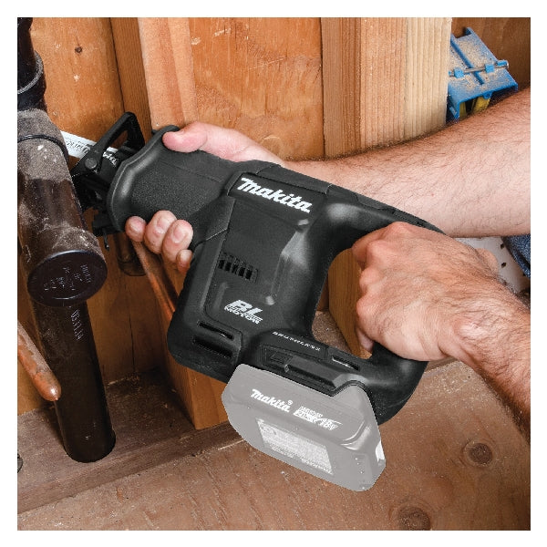 Makita XRJ07ZB Reciprocating Saw, Tool Only, 18 V, 2 Ah, 5-1/8 in Pipe, 10 in Wood Cutting Capacity