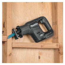 Load image into Gallery viewer, Makita XRJ07ZB Reciprocating Saw, Tool Only, 18 V, 2 Ah, 5-1/8 in Pipe, 10 in Wood Cutting Capacity
