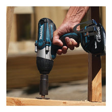 Load image into Gallery viewer, Makita XWT041X Impact Wrench Kit, Battery Included, 18 V, 3 Ah, 1/2 in Drive, Square Drive, 2200 ipm
