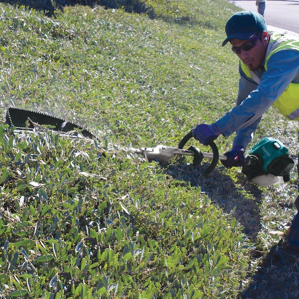 Makita MM4 EN7350SH Hedge Trimmer, Unleaded Gas, 25.4 cc Engine Displacement, 4-Stroke Engine, 20 in Blade