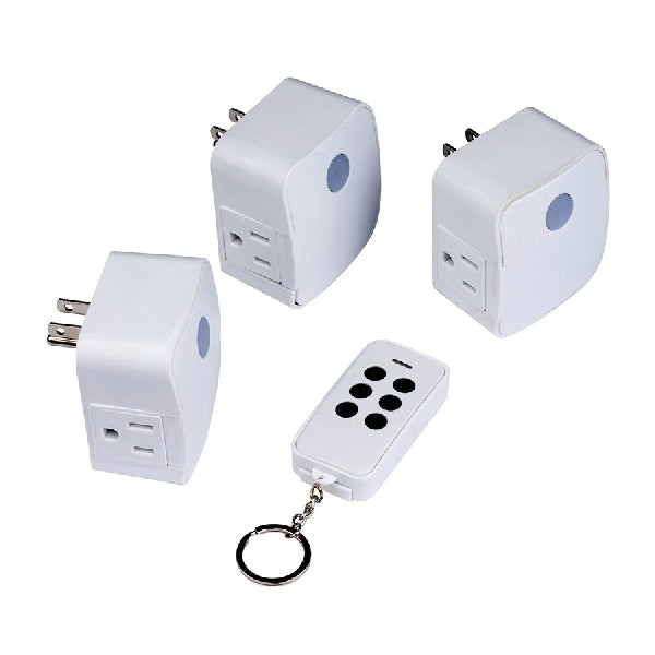 AmerTac RFK1636LC Remote Fob, 15 A, 120 V, 1875 W, White