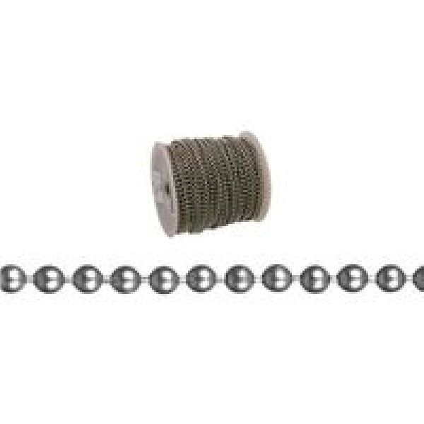 BARON 7273 Sash Chain, #35, 100 ft L, Steel