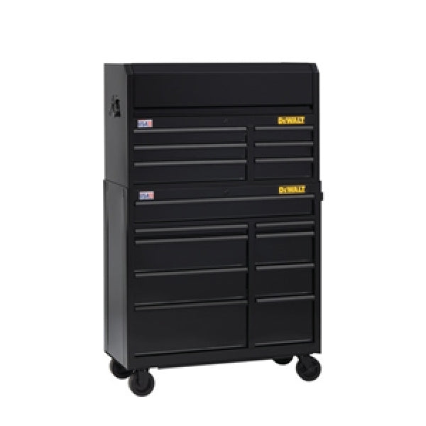 DeWALT DWST24062 Tool Chest, 12,348 cu-in, 40-1/2 in OAW, 24-1/2 in OAH, 18 in OAD, Steel, Black, 6-Drawer