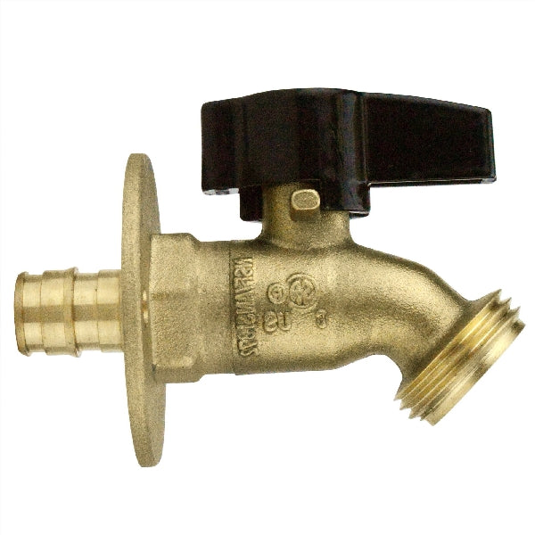 Apollo Valves EPXSCV1234 Garden Hose Bibb, 1/2 x 3/4 in Connection, PEX x MGHT, Brass Body