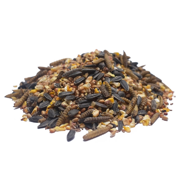 Pecking Order 009352 Five-Grain Scratch with Boonworms, 12 lb Bag