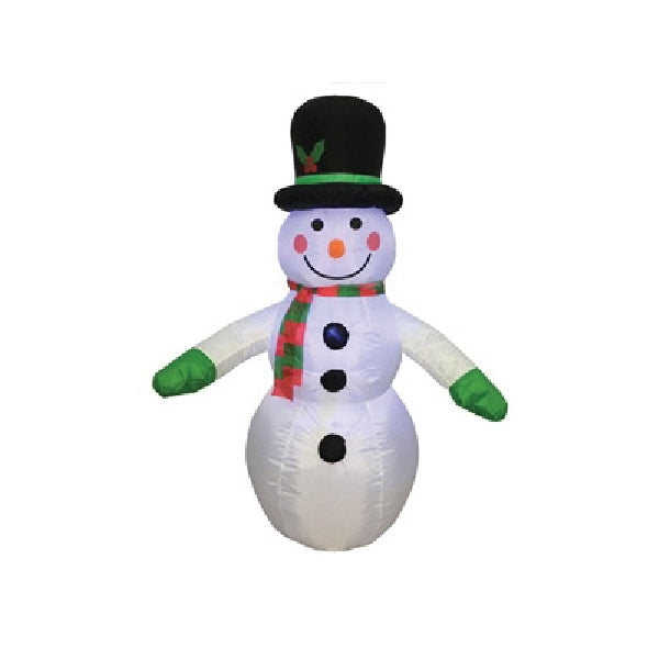 Hometown Holidays 90333 Christmas Inflatable Snowman, 4 ft H