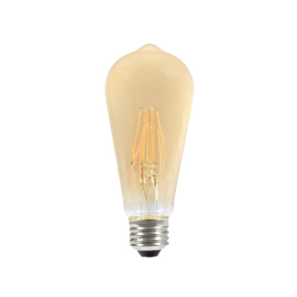 Sylvania 75351 Ultra Vintage LED Lamp, Decorative, ST19 Lamp, 40 W Equivalent, E26 Lamp Base, Dimmable, Warm White Light