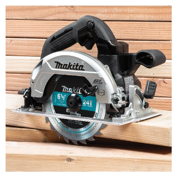 Makita XSH04RB Circular Saw Kit, Battery Included, 18 V, 2 Ah, 6-1/2 in Dia Blade, 0 to 50 deg Bevel