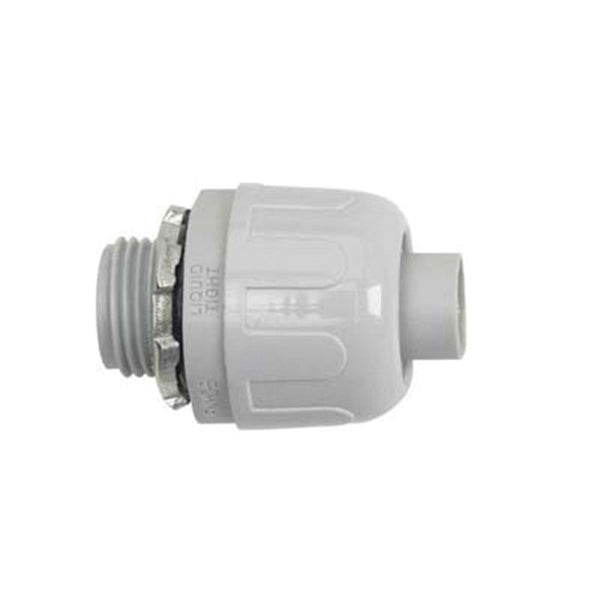 Halex 97623 Liquidtight Connector, 1 in, PVC/Zinc