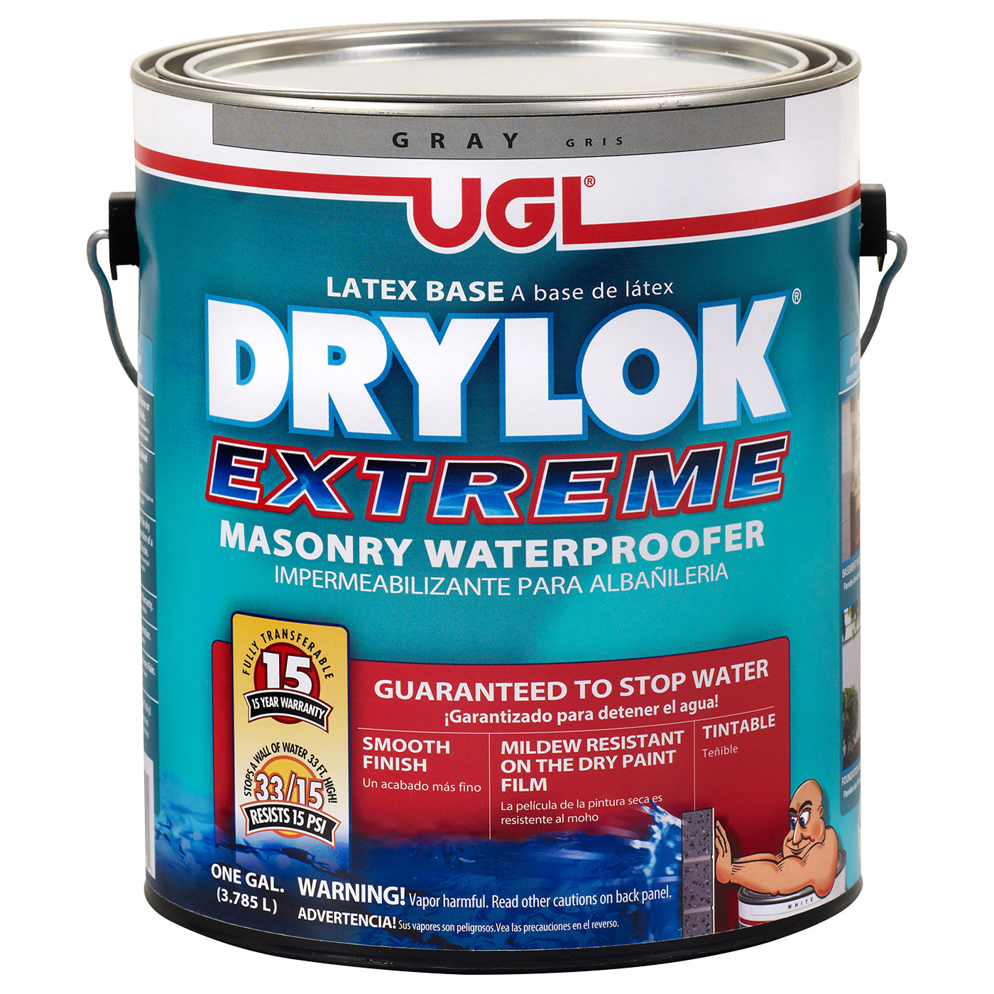 UGL DRYLOK 21913 Masonry Waterproofer, Liquid, Gray