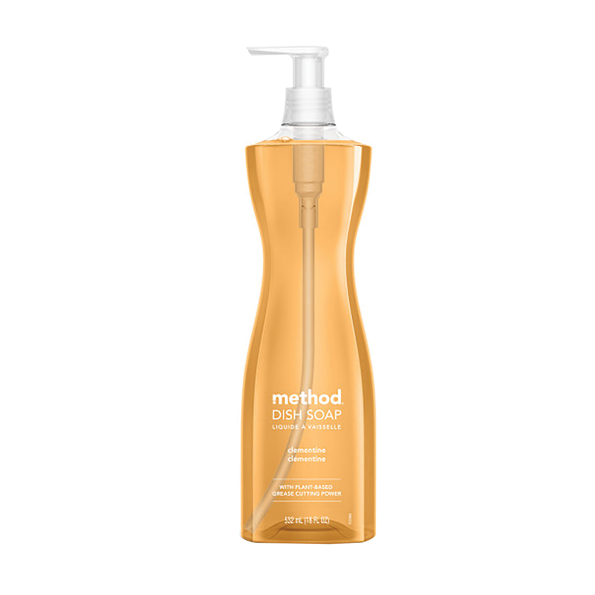 method 735 Dish Soap, 18 fl-oz, Liquid, Clementine, Orange