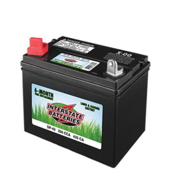 INTERSTATE BATTERIES SP-40 Lawn and Garden Battery, Lead-Acid