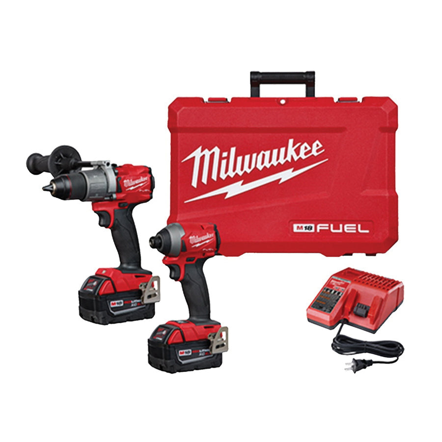 Milwaukee M18 FUEL 2997-22 Combination Kit, Battery Included, 18 V, 2-Tool, Lithium-Ion Battery