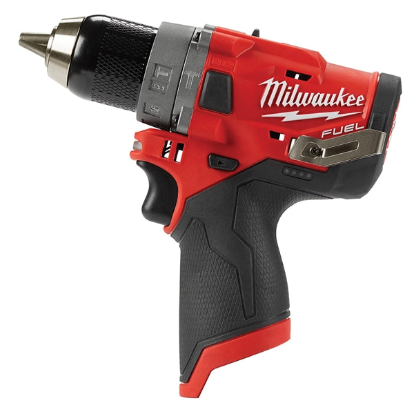 Milwaukee 2504-20 Hammer Drill, Tool Only, 12 V, 2, 4 Ah, 1/2 in Chuck, Ratcheting Chuck, 0 to 25,500 bpm