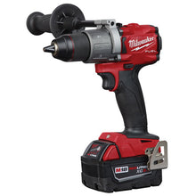 Load image into Gallery viewer, Milwaukee M18 FUEL 2804-22 Hammer Drill Kit, Battery Included, 18 V, 5 Ah, 1/2 in Chuck, Ratcheting Chuck
