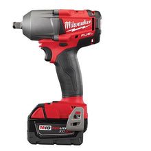 Load image into Gallery viewer, Milwaukee 2861-22 Impact Wrench Kit, Battery Included, 18 V, 5 Ah, 1/2 in Drive, Square Drive, 2400 rpm Speed
