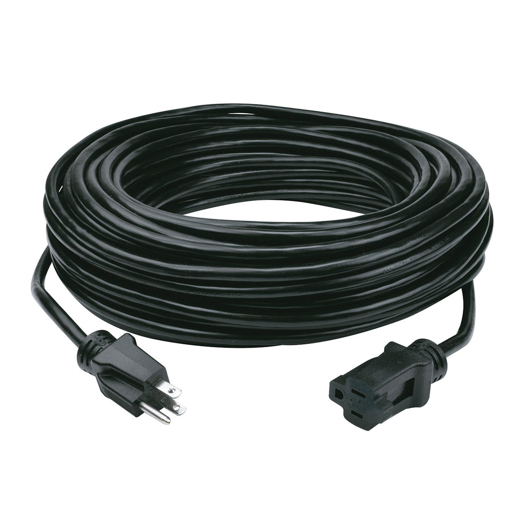 PowerZone Extension Cord, 100 ft L, Black