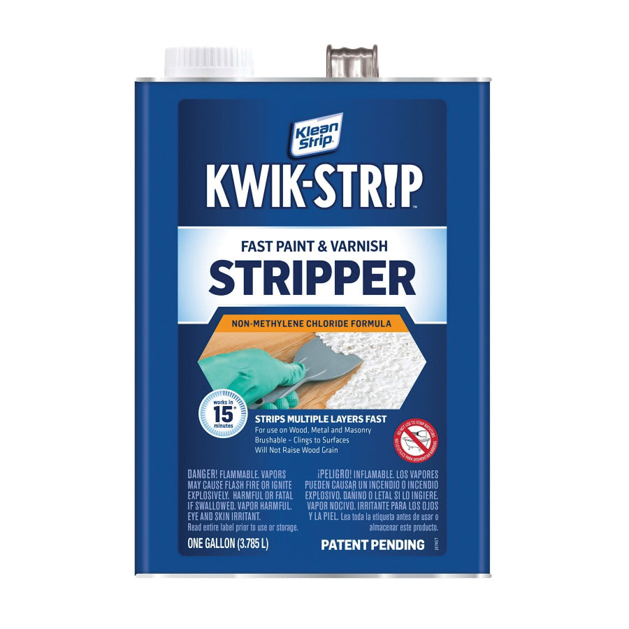 Klean Strip KWIK-STRIP GKWS960 Paint and Varnish Stripper, Liquid, Aromatic, 1 gal, Can