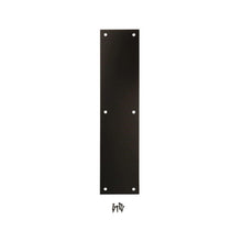 Load image into Gallery viewer, National Hardware N270-502 Push Plate, Aluminum, Oil-Rubbed Bronze, 15 in L, 3-1/2 in W
