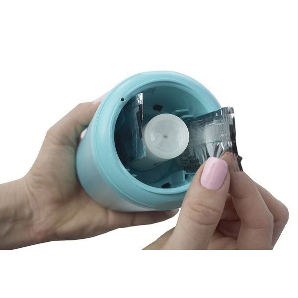 Thermacell MRPSB Patio Shield Mosquito Repeller, 15 ft Coverage Area, Glacial Blue Housing