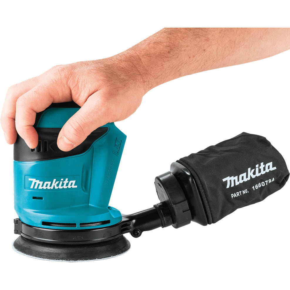 Makita XOB01Z Random Orbit Sander, 5 in Pad/Disc, Hook and Loop Pad/Disc