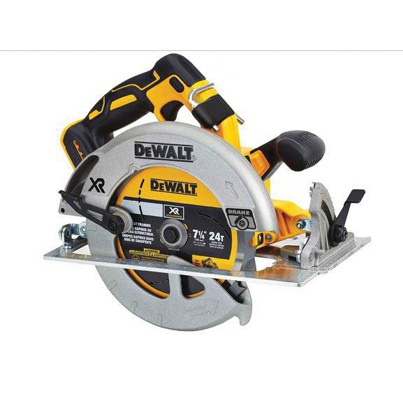 DeWALT DCS570B Circular Saw, 20 V Battery, 5 Ah, 7-1/4 in Dia Blade, 57 deg Bevel, 5500 rpm Speed (BARE TOOL - No Battery Included)