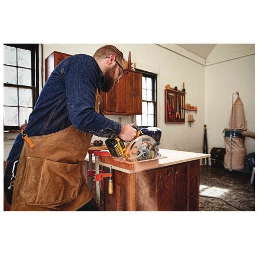 DeWALT DCS570B Circular Saw, 20 V Battery, 5 Ah, 7-1/4 in Dia Blade, 57 deg Bevel, 5500 rpm Speed (BARE TOOL - No Battery Included)