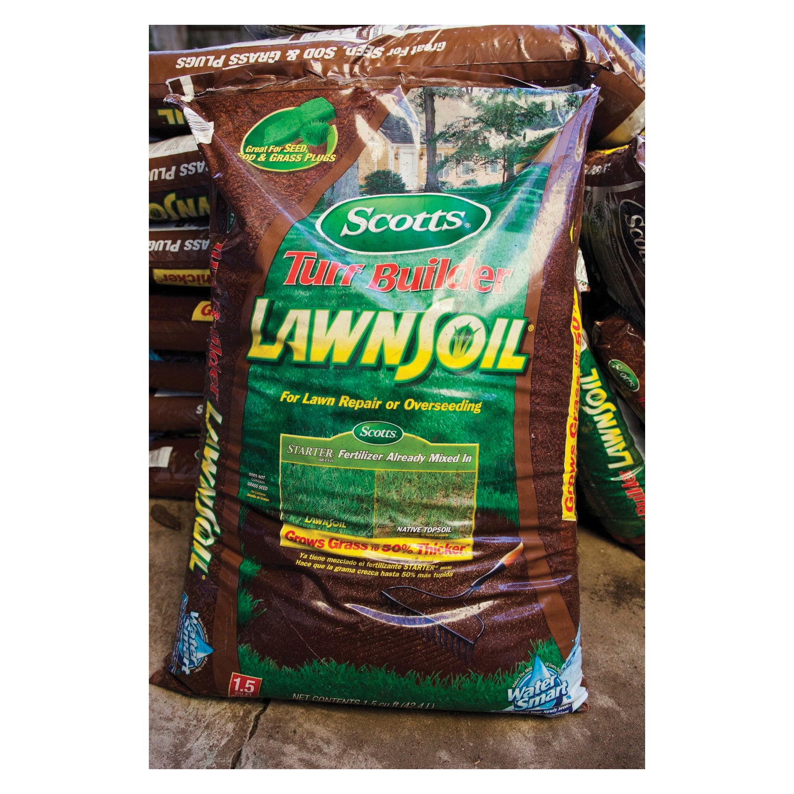 Scotts LawnSoil With Fertilizer 1.5 CU FT (79559750)