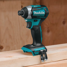 Load image into Gallery viewer, Makita XDT14Z Brushless Impact Driver, Tool Only, 18 V, 1/4 in Drive, Hex Drive, 0 to 3800 ipm
