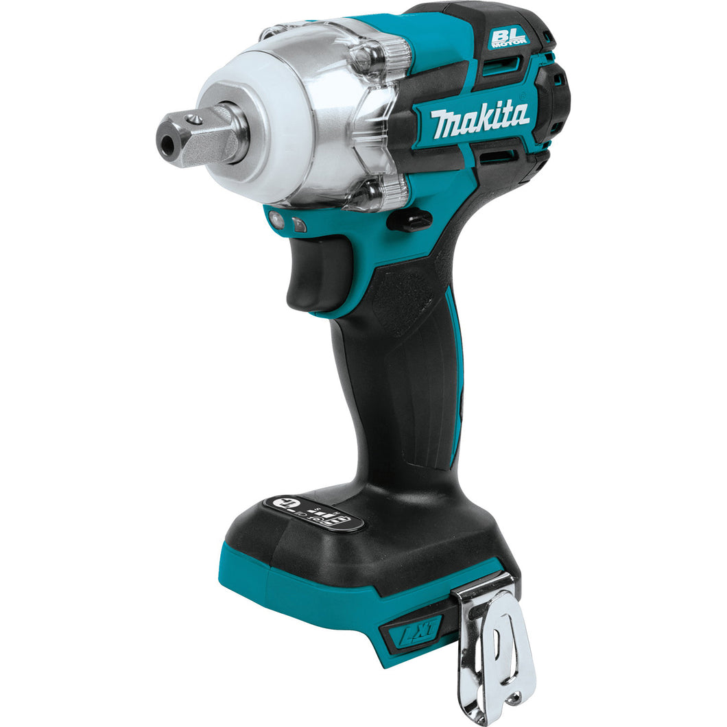 Makita XWT11Z Impact Wrench, Tool Only, 18 V, 5 Ah, 1/2 in Drive, Square Drive, 0 to 3500 ipm