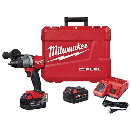 Milwaukee M18 FUEL 2803-22 Drill/Driver Kit, Battery Included, 18 V, 1/2 in Chuck, Ratcheting Chuck