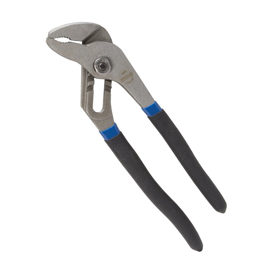 Vulcan PC980-04 Groove Joint Plier, 8 in OAL, 1-1/4 in Jaw, Black &amp; Blue Handle, Non-Slip Handle, 1-1/4 in W Jaw