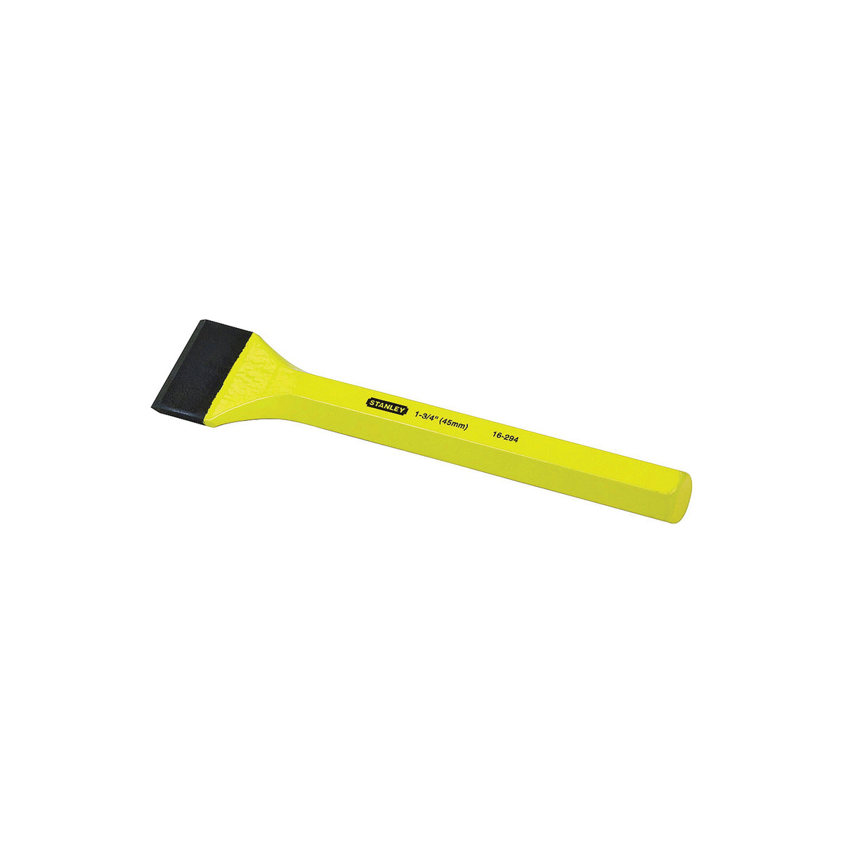 STANLEY 16-294 Mason&#39;s Chisel, 1-3/4 in W Blade, 8-1/2 in OAL, Vanadium Steel Blade