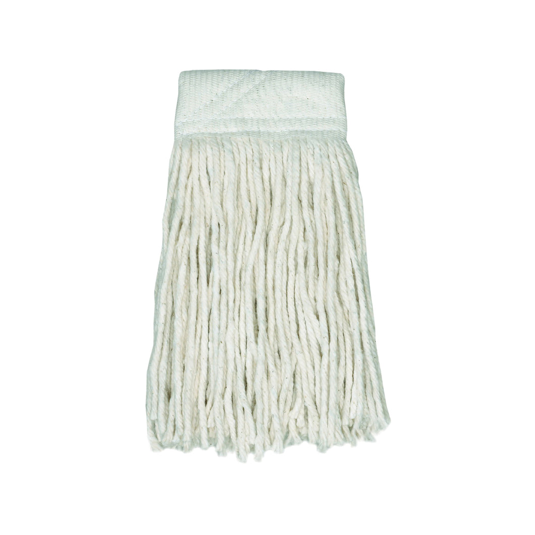 CONTINENTAL COMMERCIAL CHOICE A957024 Mop Head, 5 in Headband, Cotton, Natural