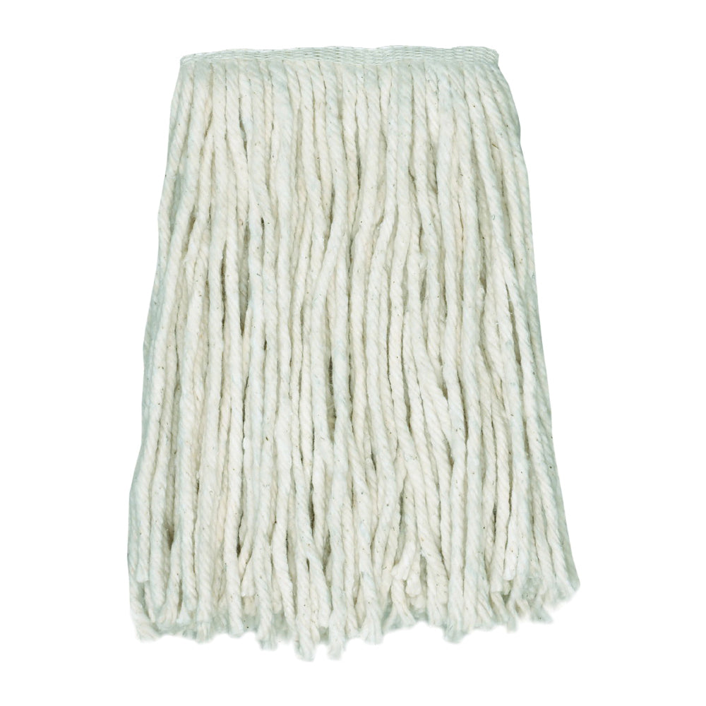CONTINENTAL COMMERCIAL CHOICE A947118 Mop Head, 1-1/4 in Headband, Cotton, Natural