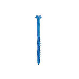 Buildex Tapcon 24305 Screw Anchor, Hex Drive, Steel, Climaseal, 75 PK