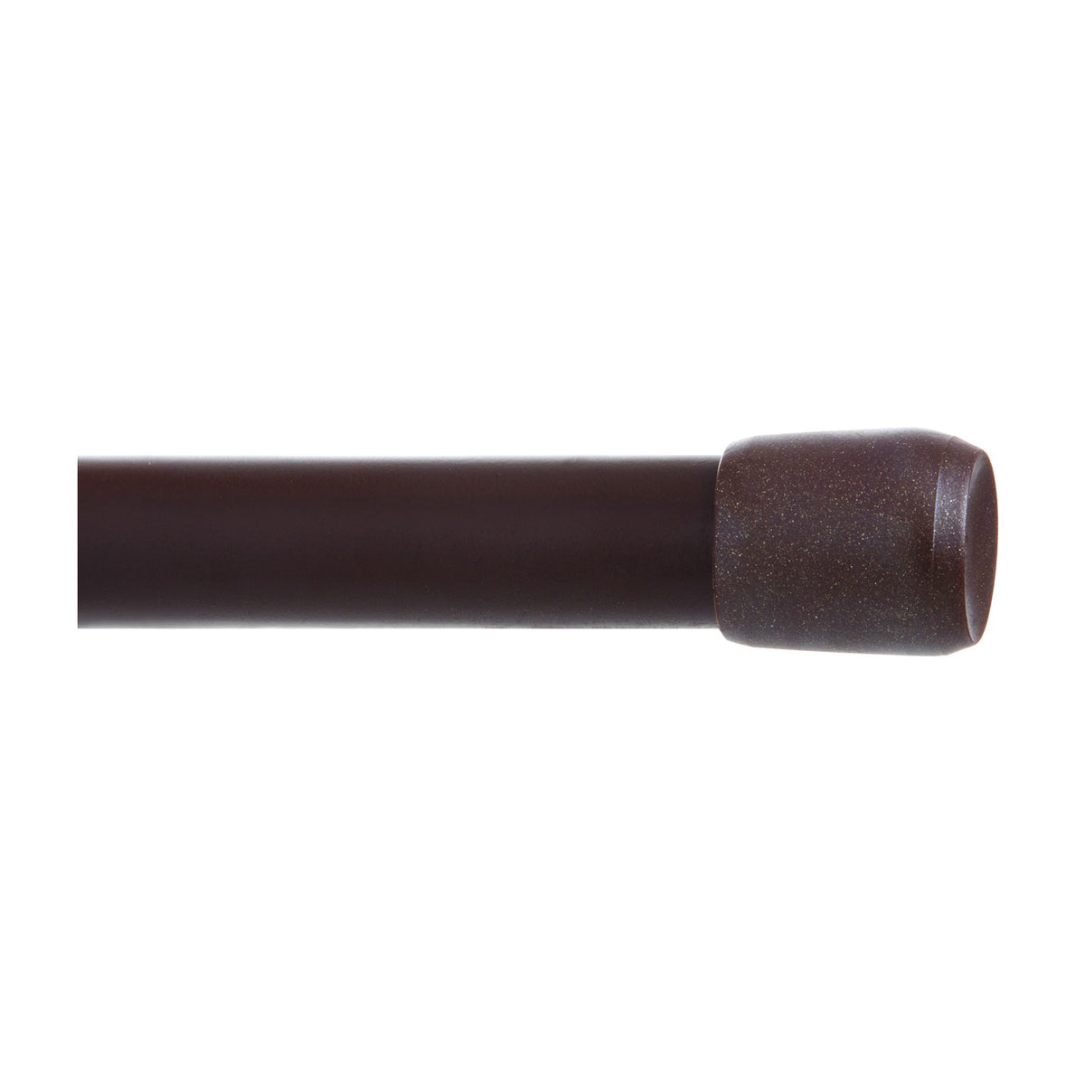 Kenney KN621 Spring Tension Rod, 5/8 in Dia, 48 to 75 in L, Metal, Chocolate