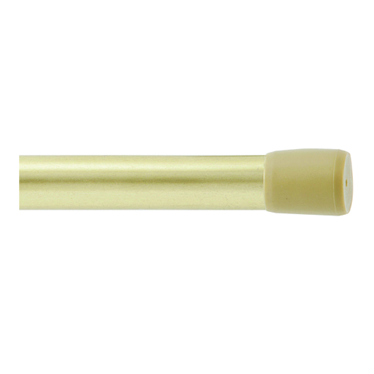 Kenney KN611 Spring Tension Rod, 5/8 in Dia, 28 to 48 in L, Brass