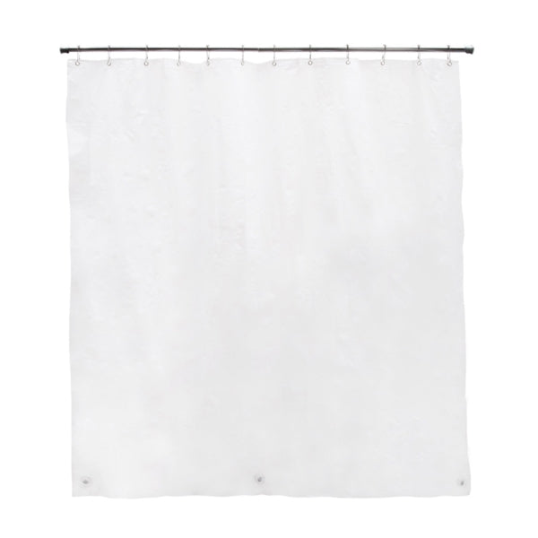 Kenney KN61440 Shower Liner, 72 in L, 70 in W, PEVA, White