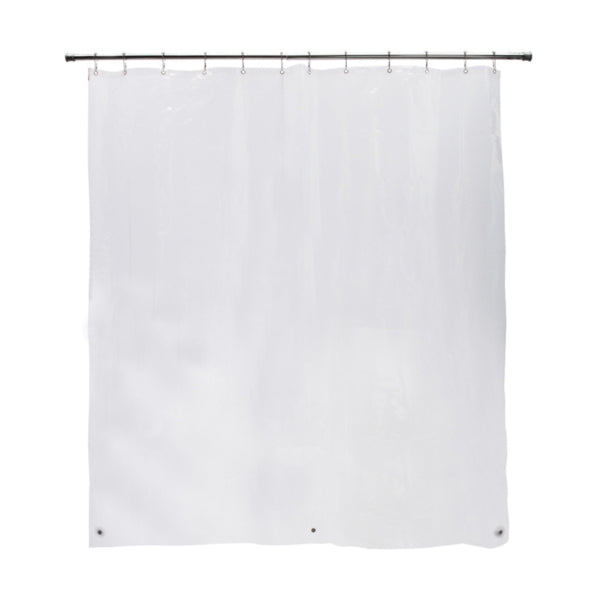 Kenney KN61443 Shower Liner, 72 in L, 70 in W, PEVA, Clear