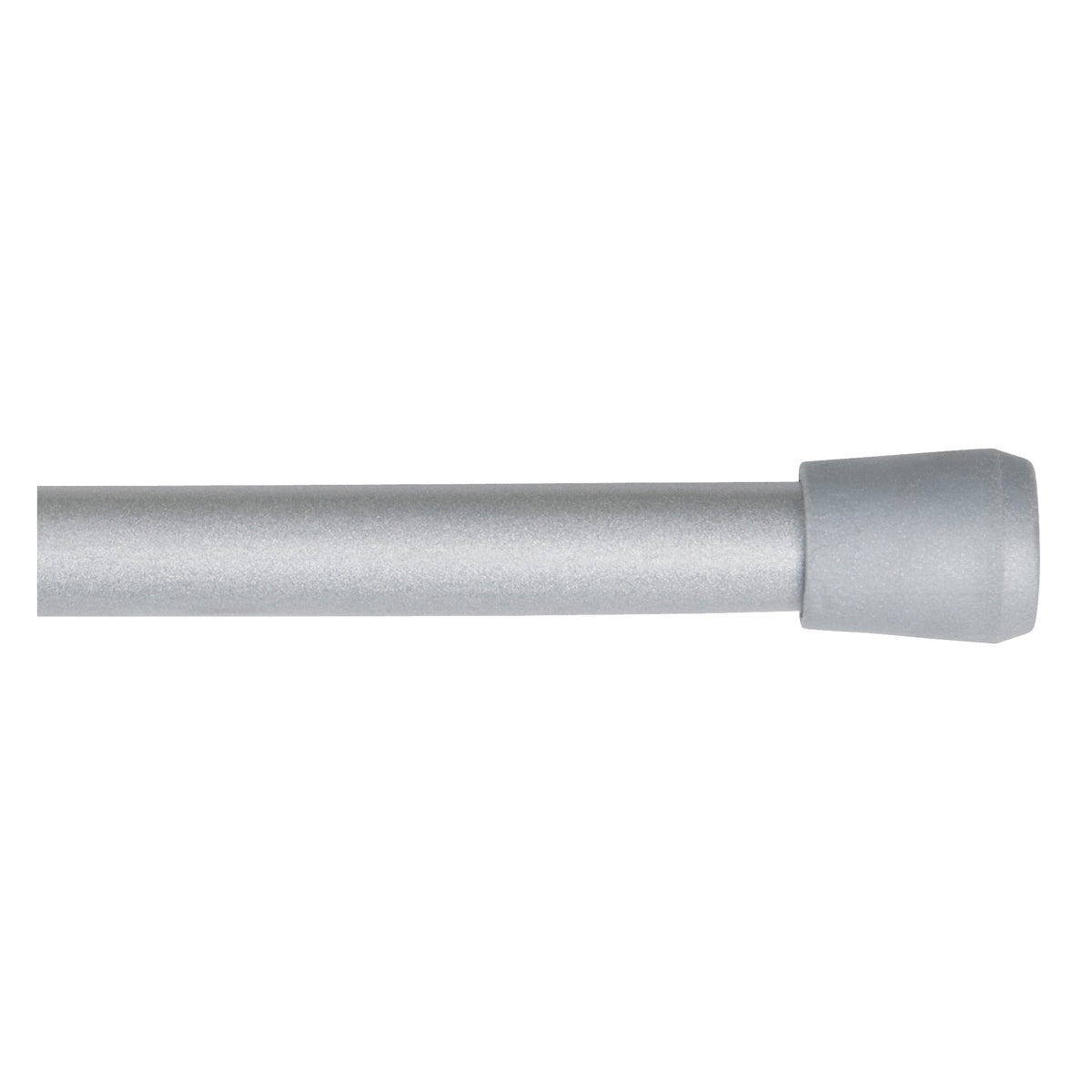 Kenney KN631/9 Spring Tension Rod, 7/16 in Dia, 28 to 48 in L, Metal, Pewter